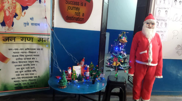 Alpha Convent School is celebrating Christmas Day 2022, Best English Medium School in Nahar par